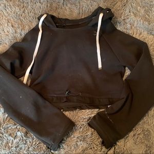 Gymshark x Whitney Simmons cropped hoodie